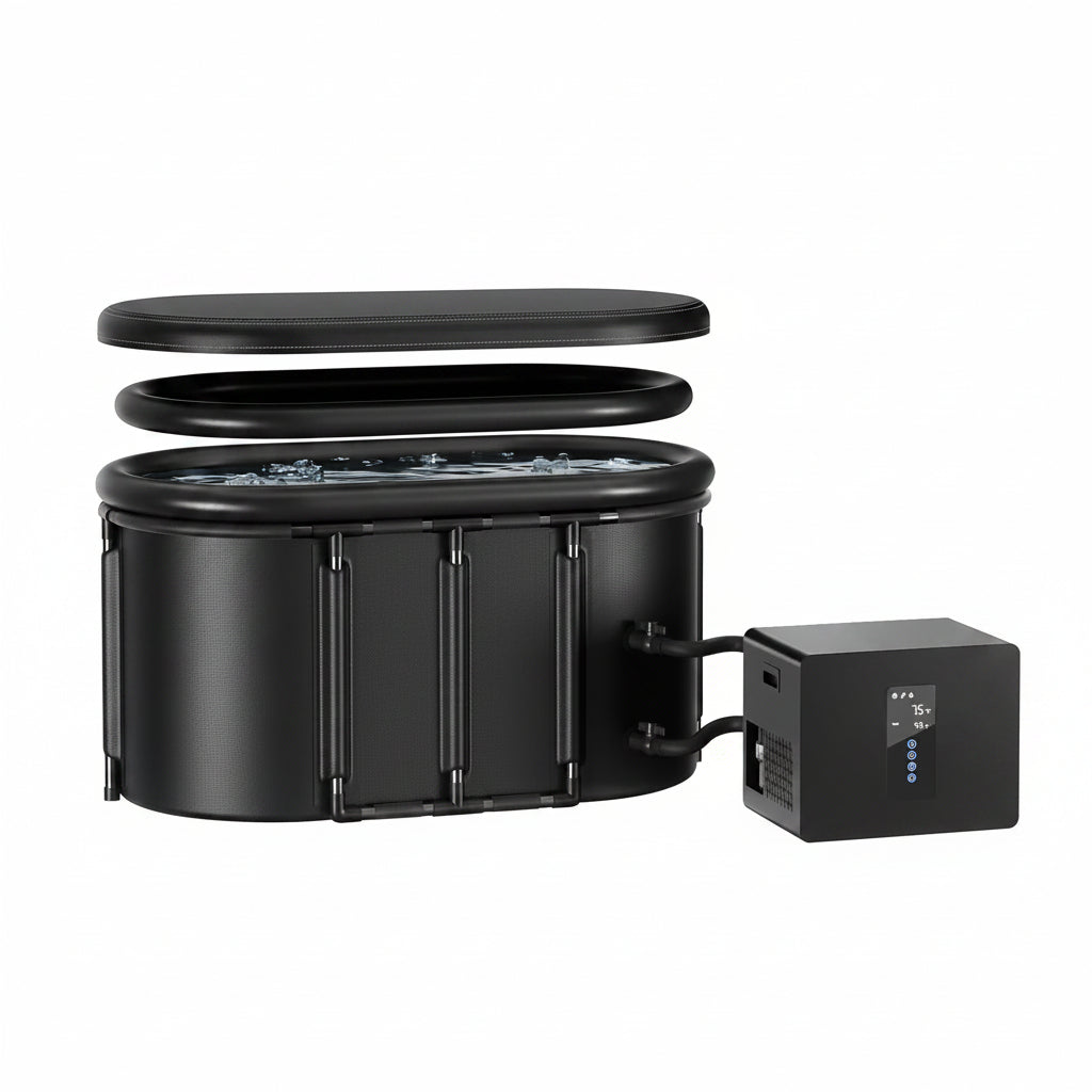 1/3HP Ice Bath Chiller & 148Gal Cold Plunge Tub Bundle