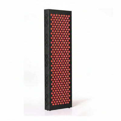 Red Light Therapy Box, 5In1 LED with 630-660-810-830-850, Metal Case, 3 Modes Red Light Panel with Soft Belt, 6 Timing Set - 9 Pulse Modes - 4-Level - Red Light Therapy Panel for Body