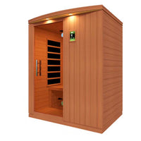 Madrid Elite 3 Person Low EMF Infrared Lighting Home Sauna
